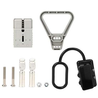 Imagem de WALFRONT Conector de Alimentação 175A DC600V Cabo Conector Kit Terminal para Painel Solar