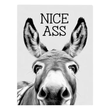 Imagem de Arte de parede de banheiro com animais engraçados - imagens de casa de fazenda abstrata rústica da idade média | Pintura de parede de pôsteres de banheiro, para dormitório, escritório, apartamento