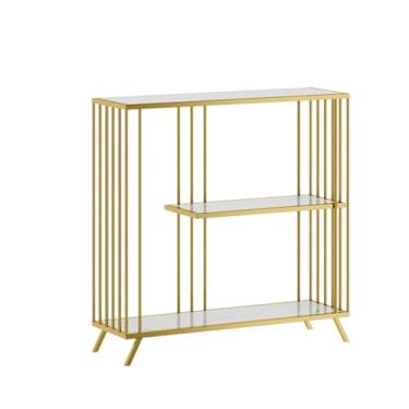 Imagem de Mesa de centro mesa de centro para sala de estar rack de armazenamento mesa de cabeceira dupla pequena mesa de chá canto mesa de café móveis mesa de café mesa de quarto (B)