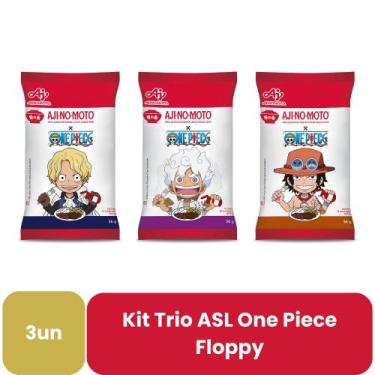 Imagem de Kit AJI-NO-MOTO Trio ASL One Piece Floppy - 3 unidades - AJINOMOTO