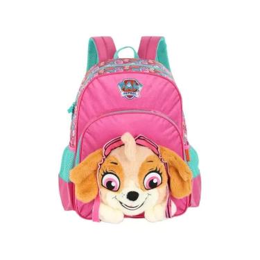 Imagem de Mochila De Costas 3D Patrulha Canina Skye Rosa - Luxcel