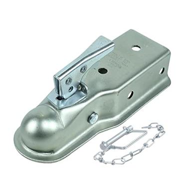 Imagem de U5GAAALPPQ9 Engates de reboque, reboque 5 x 7 cm, 2,268 kg, acoplador de bola de engate, lingueta reta, peças para trailers, acessórios para trailers