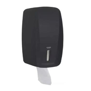 Imagem de Dispenser Papel Higiênico Interfolha Cai Cai Invoq Preto - Premisse