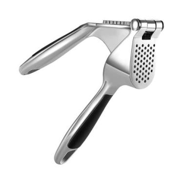 Imagem de Espremedor De Alho Ergonômico Em Liga De Zinco Com Cabo Antiderrapante