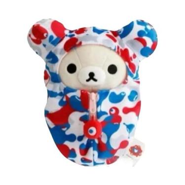 Imagem de Chaveiro De Pelúcia Rilakkuma Com Saco De Dormir, Charmoso Urso Korila