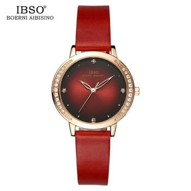 Imagem de Relógio Feminino Ibso 8316 à Prova D'água Vermelho