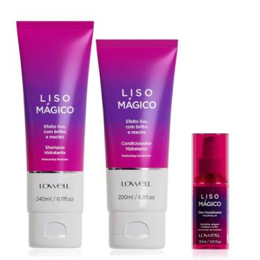 Imagem de Lowell Liso Magico Shampoo, Condicionador e Oleo 30ml