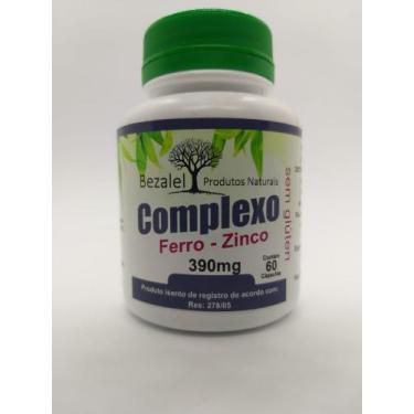 Imagem de Ferro Zinco Complex Quelato Magnésio, Piridoxina B6 E Vitc - Bezallel 