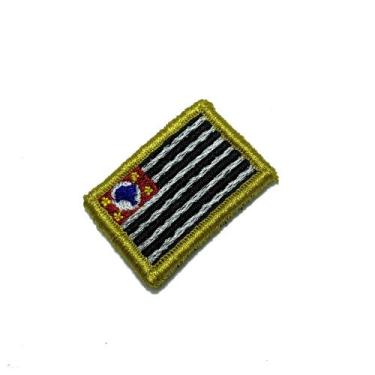 Imagem de BE0045V31 Bandeira São Paulo Patch Bordado Fecho Contato - BR44