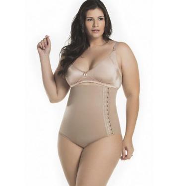 Imagem de Cinta Modeladora Abdominal Plus Size Pós Parto Abdominal Com Abertura 