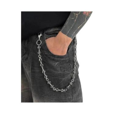 Imagem de Chaveiro Punk De Metal Para Halloween Para Homens E Mulheres, Joia Gót