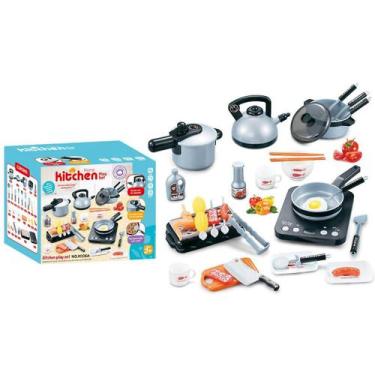 Imagem de 36 peças de utensílios de cozinha de simulação para criança - Gloome S