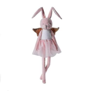 Imagem de Boneca de pelúcia Peluche Pink Rabbit de 41 cm para crianças - Gloome 