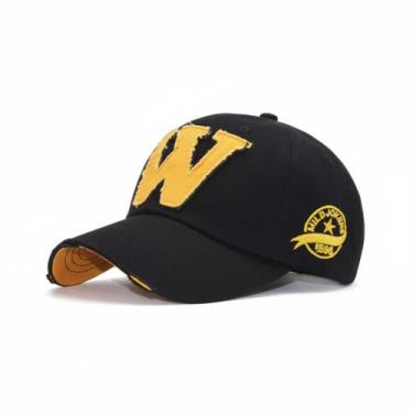 Imagem de Título: Boné Baseball Vintage W Original  Aba Curva Algodão Lavado  Lu