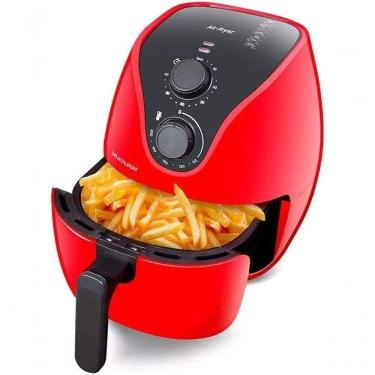Imagem de Fritadeira Airfryer Multilaser Familia 4litros Ce083 Vermelho 110V