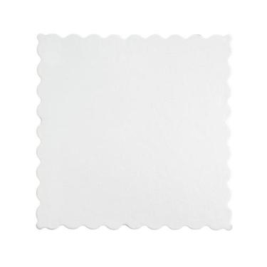Imagem de Base Laminada Branca Para Bolo Quadrado 24x24 - 50 Unidades - TAMAROZZ