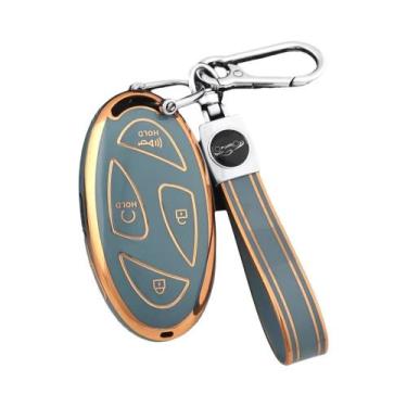 Imagem de Capa De Chave Remota De Carro TPU Para Hyundai IONIQ 6 Kona 5 7 Botões