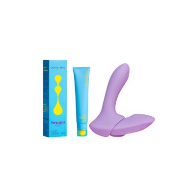 Imagem de Kit Pantynova - Fit2 Calcinha Vibratória Roxo + Lubrificante Hidratante Bruma 75G