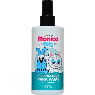 Imagem de Turma da Mônica Pet Higienizador De Patas Para Cães E Gatos Turma Da Mônica 250 Ml Azul