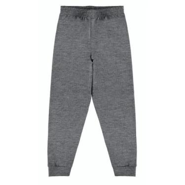 Imagem de Calça Moletom Infantil Unissex Malwee 12 ao 18 Ref. 0108790, Cinza esc