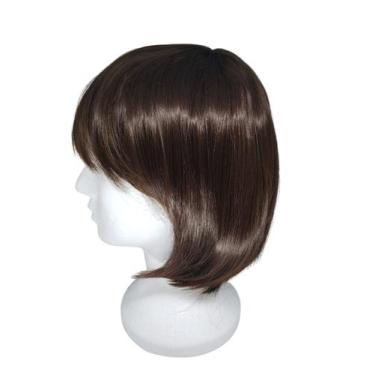 Imagem de Peruca cabelo orgânico Curta Lisa 25cm - Lynx Produções artistica