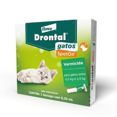 Imagem de Vermifugo drontal gatos spot on 0,35ml pipeta 0,5 à 2,5kg - Elanco