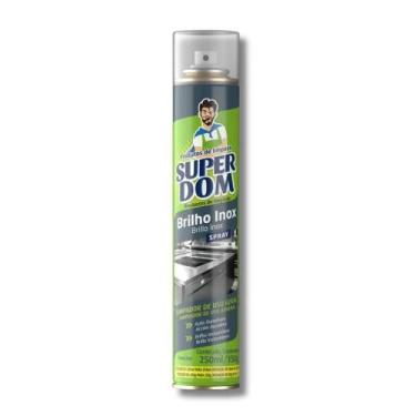 Imagem de Spray limpador Super Dom Brilho Inox - 250ml/150g - FORT AIR