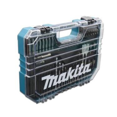 Imagem de Kit acessórios com 75 peças makita brocas e ponteiras com maleta trans