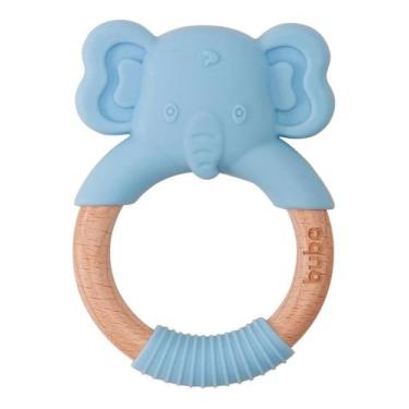 Imagem de Mordedor Elefante em silicone Azul - BUBA