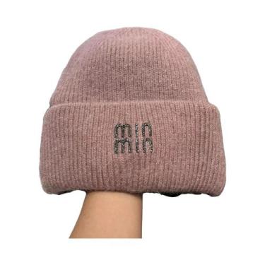 Imagem de Gorro De Inverno Estilo Coreano Em Plush Quente E Espesso Com Borda Du