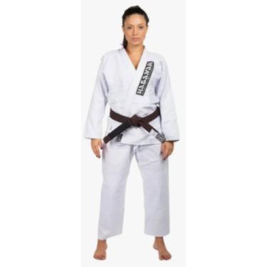 Imagem de Kimono haganah f300 jiu jitsu adu, Branco, A0