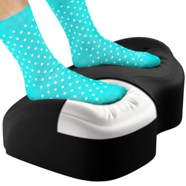 Imagem de The Original Everlasting Comfort descanso para os pés embaixo da mesa para uso no escritório, alívio da dor durante todo o dia e apoio para as pernas, descanso para os pés ergonômico