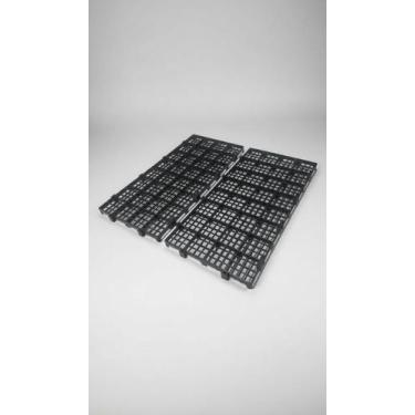 Imagem de Pallet Plástico Forração 2,5x25x50cm Preto 4pçs - Congratulations Stor