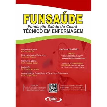 Imagem de Apostila Técnico em Enfermagem Funsaúde Ceará - Impressa 2021