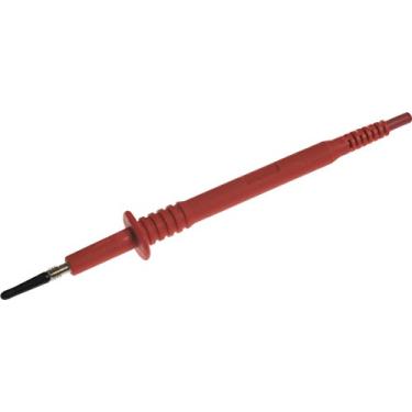 Imagem de The Hillman Group 50299 Plugue vermelho positivo com ângulo reto, blindado, pacote com 2