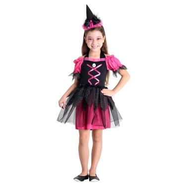 Imagem de Fantasia Bruxa Doces ou Travessuras Infantil - Halloween  G
