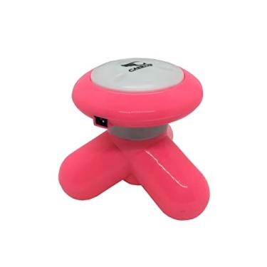 Imagem de Nipo Mini Massageador Corporal Portátil Anti Estresse (Rosa) - Vibração - Alívio da Tensão Muscular e Dor Crônica