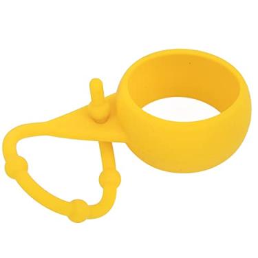 Imagem de Suporte de bola de golfe de silicone, suporte de bola de golfe resistente a quedas Seguro para acessórios de treinamento de golfe(Amarelo)