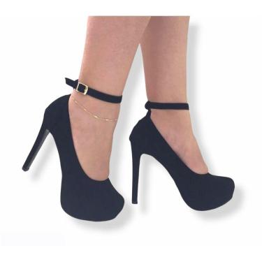 Imagem de Sapato Boneca Modarpe Meia Pata Salto Alto Feminino M40