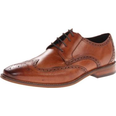 Imagem de Florsheim Sapato Oxford masculino Castellano Wingtip, Saddle Tan, 7 X-Wide