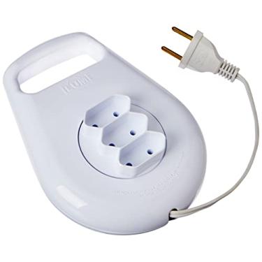 Imagem de Extensão Enrolável Cordão Paralelo 2P 5M - Branca