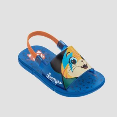 Imagem de Chinelo Slide Baby Grendene Kids Azul Escuro - 44 Gatos