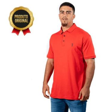 Imagem de Aleatory Camisa Polo Pima - Vermelho