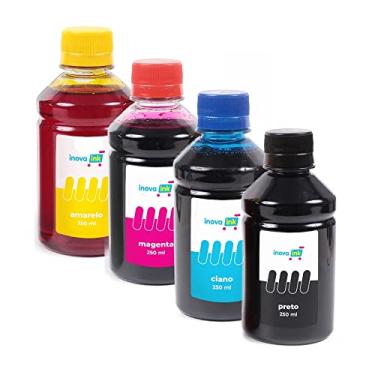 Imagem de Kit 4 Tintas Compatível L3250 250ml Inova Ink - Com Seringas