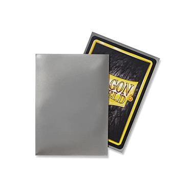 Imagem de Dragon Shield 100 Count Standard Size Classic Deck Protector Sleeves (Silver)