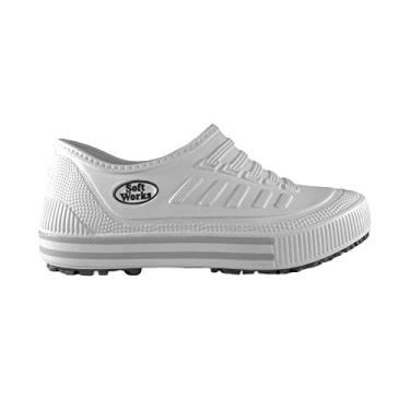 Imagem de Sapato Unissex Profissional SoftWorks Leve Conforto Para Trabalho Antiderrapante EPI RA 50.075 EVA BB81 - Branco 2