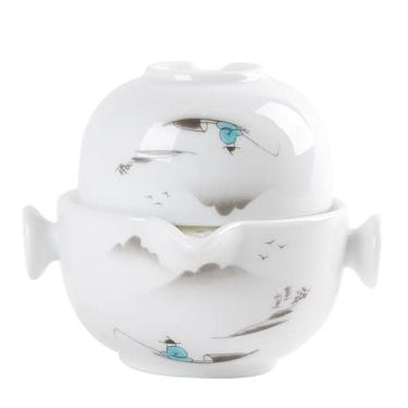 Imagem de PAYNAN Conjunto de chá de cerâmica Gaiwan Chaleira Kung Fu Teaset Cerimônia de chá Decoração de casa