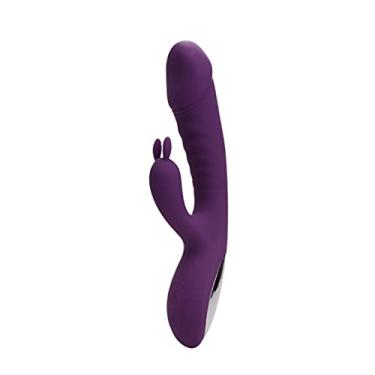 Imagem de Vibrador Silicone 7 Velocidades Brinquedo Erótico Massageador do Ponto G e Clitóris Aquecimento Inteligente Zatla Shop (Roxo)