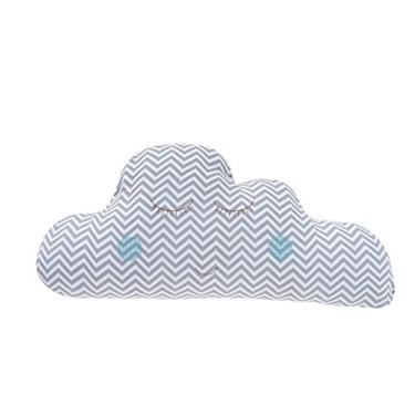 Imagem de Giz de Cor Confecções Almofada Nuvem Chevron/ Azul