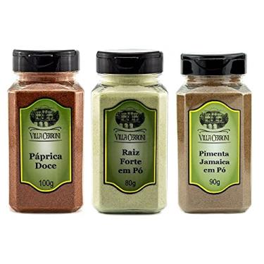 Imagem de Páprica Doce, Raiz Forte em Pó, Pimenta Jamaica em Pó
